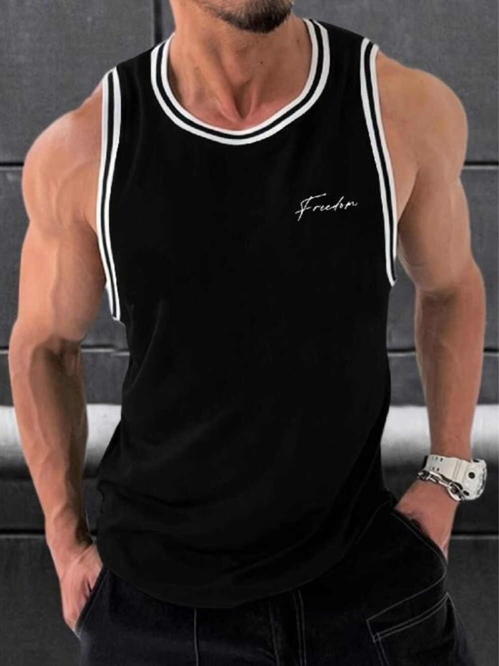 Casual Sleeveless Muscle Tank
